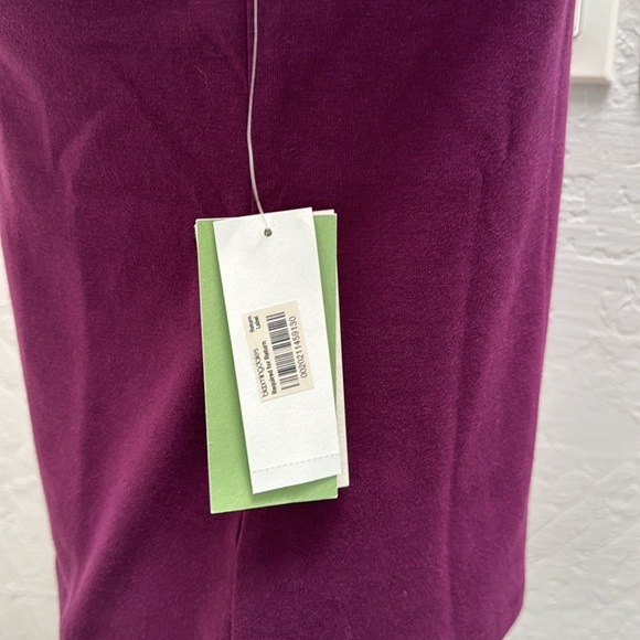 Eileen Fisher Organic Cotton Scoop Neck Tank PS Burgundy Maroon Purple - Picture 7 of 15